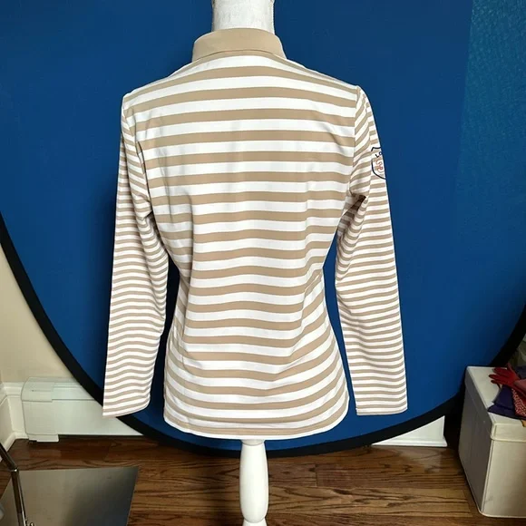 Louis Castel L/S women’s polo size M - Picture 5 of 12